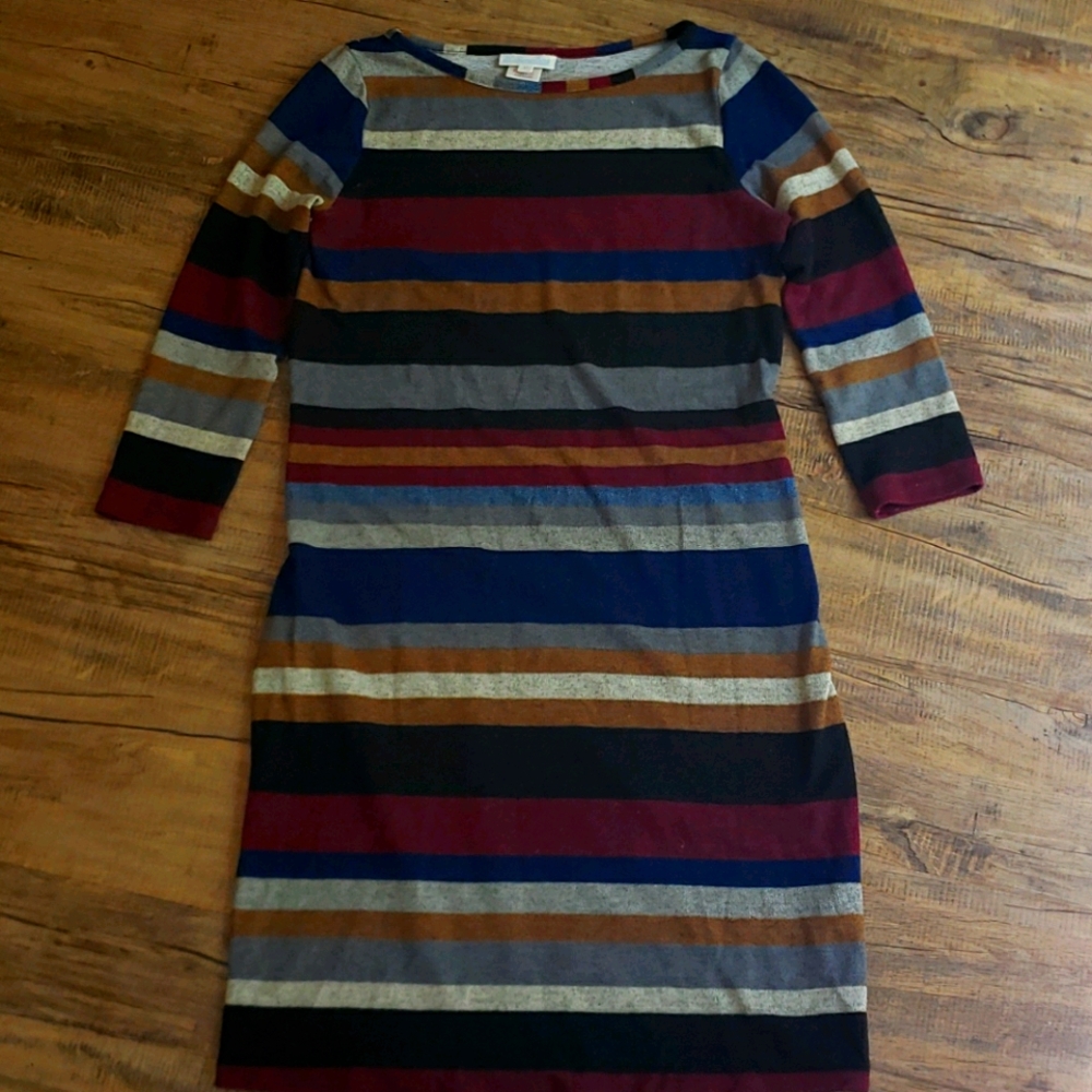 Maternity sweater dress